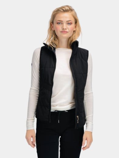 Bilde av WoolLand Rena vest woman  Black